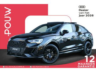 audi q3 sportback 45 tfsie 245pk s edition | panoramadak | stoelverwarming | dodehoek sensor