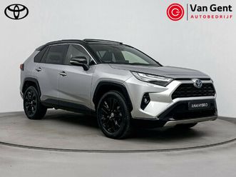 toyota rav4 2.5 hybrid awd bi-tone | panoramadak | leder | apple carplay / android auto | stoel-/stuurverwarming | adaptive cruise | 19 inch