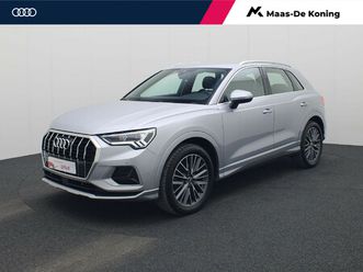 audi q3 35 tfsi 150pk advanced edition plus · trekhaak · camera · stoelverwarming · leder/alcantara · apple/android car play · garantie t/m 10-01-2027 of 100000