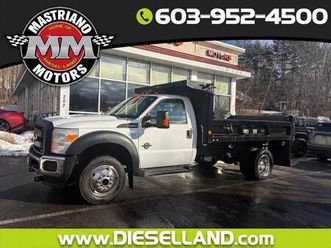 2011 ford super duty f-550 drw 4wd 6.7l powerstroke diesel dump body 74k miles!!