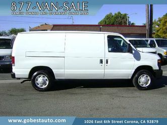 08 ford econoline cargo work van enclosed no windows ex-city 75,000 miles!