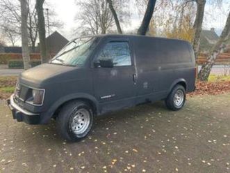 gmc safari | uniek v8 lpg | 1993 zwart | chevrolet astro — bestelauto's — marktplaats