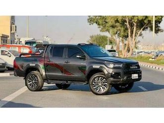 toyota hilux 2018| 2.8l diesel | at | rhd | gr rocco kit modified | gtk 4x4 sports bar with basket | roof mounted