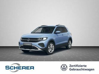 volkswagen t-cross life 1.0 tsi dsg rear view shz led eph d