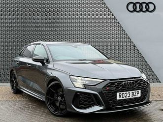 audi rs3 sportback carbon black tfsi quattro s tronic