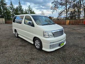 2000 nissan elgrand rider ultra-low miles | luxury jdm van | rhd