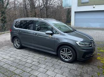 vw touran 1.6 tdi dsg r line automatik, 2018 god.
