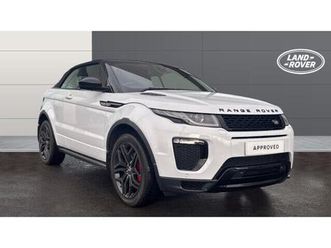 2018 land rover range rover evoque 2.0td4 hse dynamic (start/stop) convertible 2d auto