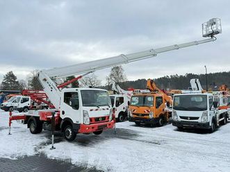 nissan cabstar podnośnik koszowy 27m ruthmann tb 270.2 zwyżka udt wumag gsr p7 widelki