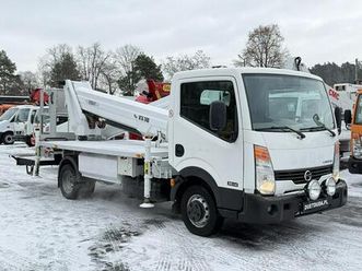 nissan cabstar zwyżka podnośnik koszowy versalift vtx-240 24 m (multitel mx 250) p7 widelki