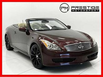 2010 infiniti g37 convertible premium package