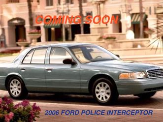 2006 ford crown victoria police interceptor