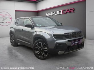 jeep avenger 115kw 4x2 1st edition caméra de recule garantie 12 mois