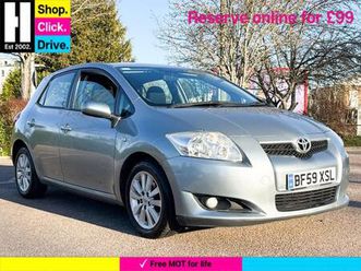 2009 toyota auris 1.4 limited edition 5dr hatchback petrol manual