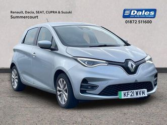 2021 (21) zoe 100kw iconic r135 50kwh rapid charge 5dr auto hatchback