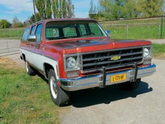 1978 chevrolet suburban 454 bigblock 7,4l — oldtimers — marktplaats