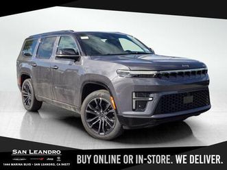 new 2026 jeep grand wagoneer summit obsidian 4x4