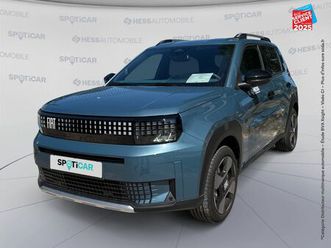 fiat grande panda electrique 113ch la prima d'occasion - hess automobile