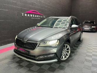 skoda superb combi 2.0 tdi 200 scr dsg7 4x4 scout / rien a prevoir / 1ere main / atellage /