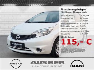 nissan note acenta aroundviewmonitor ganzjahresreifen n