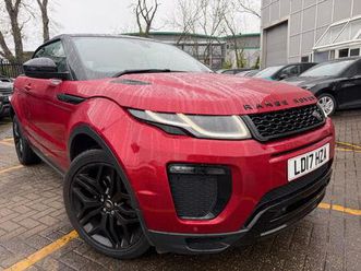range rover evoque 2.0 td4 hse dynamic convertible 2dr diesel auto 4wd euro 6 (start/stop)