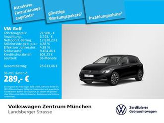 golf viii active 2.0 tdi led iq.drive navi parkassist app 6-gang