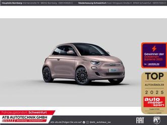 fiat 500e cabrio 42 kwh laprima navi led apple carpla