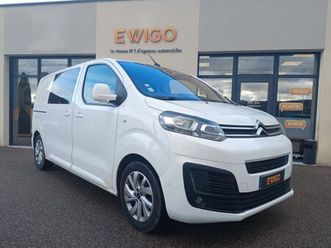 citroen jumpy combi 1.5 bluehdi 120ch m l2 confort- attelage-barre de toit-camera -entretien citroën- 1ére main