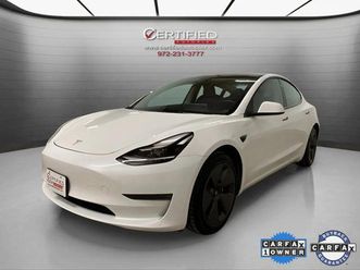 used 2023 tesla model 3 standard range dallas tx 75234