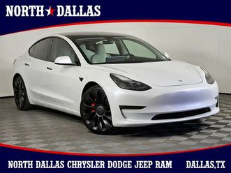 used 2022 tesla model 3 performance dallas tx 75234