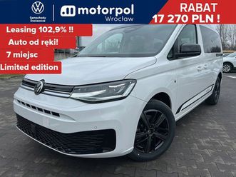 volkswagen caddy maxi 7 os. edition/automat, 1.5 t