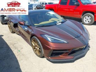 chevrolet corvette stingray 3lt 2022 6.2l 6.2 benzyna 495km