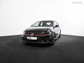 volkswagen polo gti 2.0 tsi 207 cv iq light acc front assist lane assist virtual cockpit camera gps carplay sieges chauffants jantes alu 18 -pas de malus-