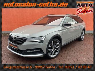 skoda superb combi scout 4x4 black design fshz virtual