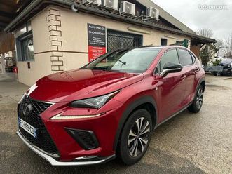 lexus lx 300h 2.5 vvt-i 197 cv hybrid awd f sport 4x4 toutes options attelage cuir rouge noir