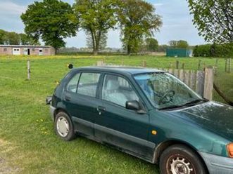toyota starlet 1.3 16v 55kw 1996 groen — toyota — marktplaats