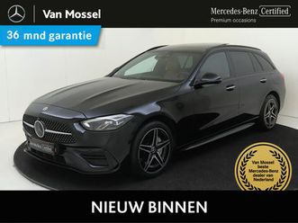 mercedes-benz c-klasse estate - 300 e amg line / carplay/ distronic/ head-up display/ 360 camera/ nightpakket/ panoramadak