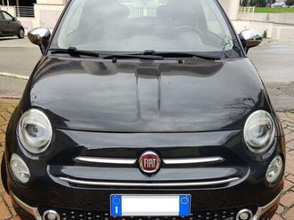 fiat 500 lounge nera del 2016 con 82500 km