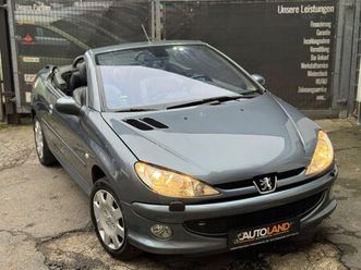 peugeot 206 cabriolet cc platinum*1.6l*klima*szhz*leder