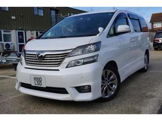 2010/10 grade 4b toyota vellfire 2.4 platinum selection ii 7 seat mpv mini van
