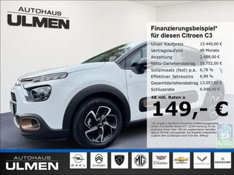 citroën c3 c-series 82 apple-carplay tempomat bluetooth