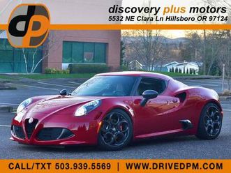 2015 alfa romeo 4c launch edition coupe red 9700 miles, t/belt done!