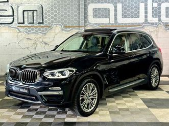 bmw x3 luxury , xdrive20da 190 ch , toit ouvrant , gps