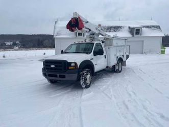 2007 ford f-550 super duty bucket truck—107,144 mi, 6.0l diesel—bid