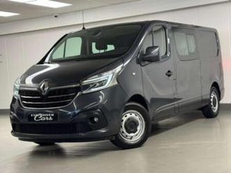② renault trafic 2.0dci 145cv long chassis double cabine 6 pla — camionnettes & utilitaires — 2ememain