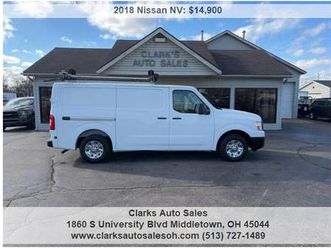 2018 nissan nv 1500 sv 3dr cargo van like new
