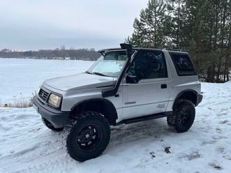 suzuki vitara 1.6 16v cabrio hard top sztywny most samurai off road kielce • olx.pl