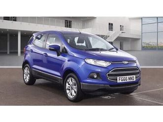 ford ecosport 1.0t ecoboost zetec suv 5dr petrol manual 2wd euro 6 (start/stop) (125 ps)