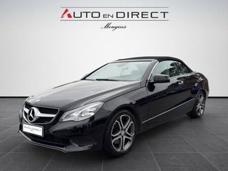 mercedes classe e cabriolet 250 cdi fap - bva 7g-tronic plus - bm 207 executive - phase 2