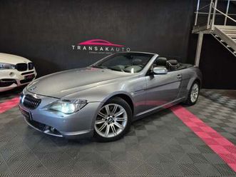 bmw serie 6 cab e64 645ci steptronic a / historique bmw